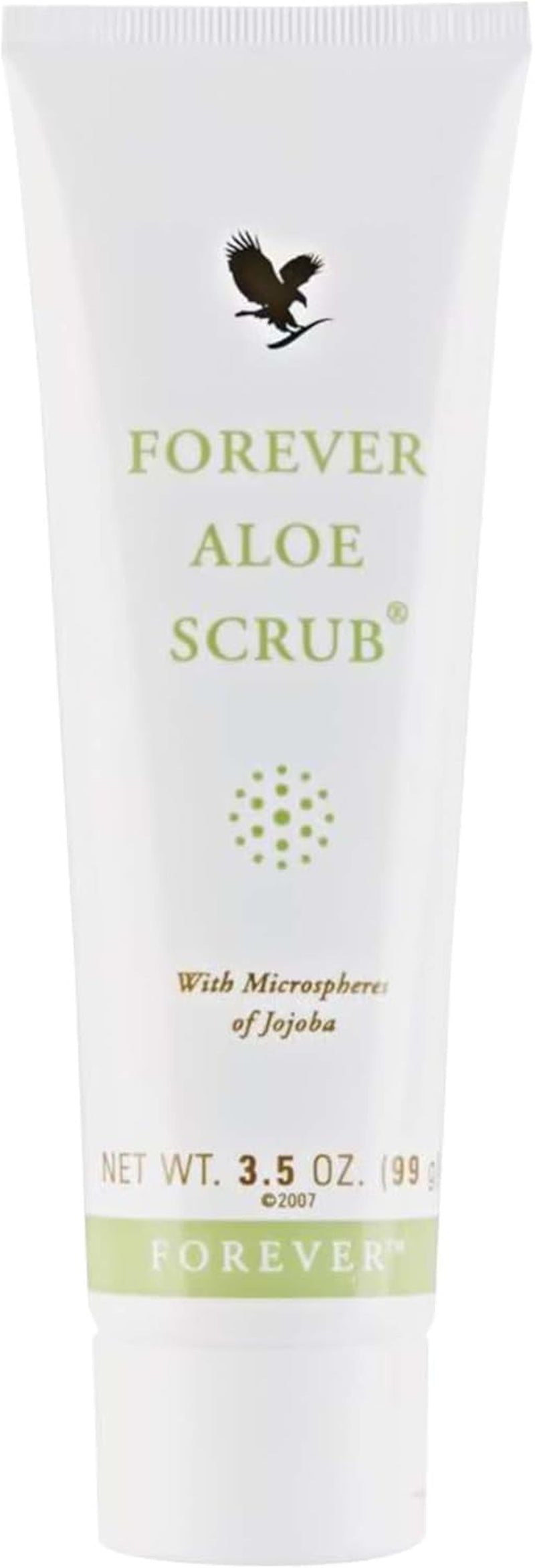 zz 022 A Forever Living - Forever Aloe Scrub® - Gentle Exfoliation with Jojoba Microspheres - Vegan-Friendly Body Scrub - Aloe Vera Gel Conditioning - 3.5 Oz