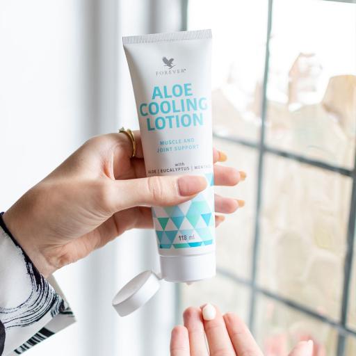Aloe Cooling Lotion – Forever’s Eucalyptus & Menthol Formula for Muscle & Joint Support | Unleash Self-Care & Rapid Recovery