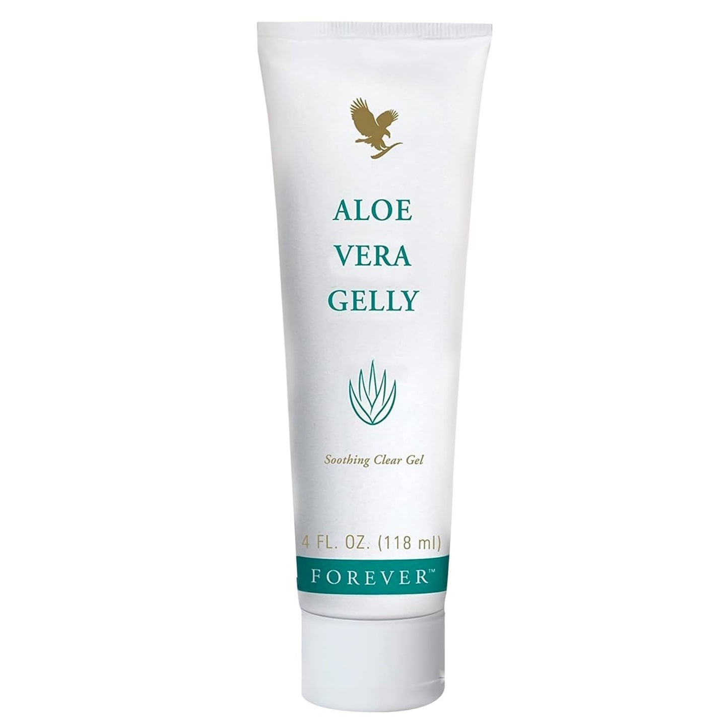 Forever Living - Aloe Vera Gelly - Pure Aloe Gel for Soothing and Moisturizing Skin, Non-Staining and Fast-Absorbing, Vegan and Gluten-Free, 4 Fl Oz