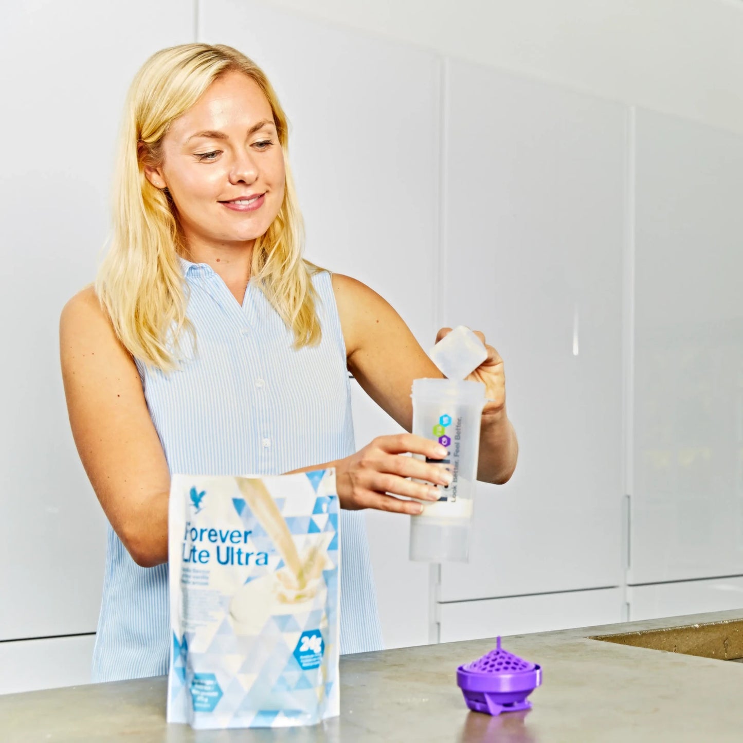 Forever Lite Ultra Vanilla: Ignite Your Wellness Journey with Ultimate Protein Shake for Self-Care, Vitality & Lean Muscle – 13.2oz