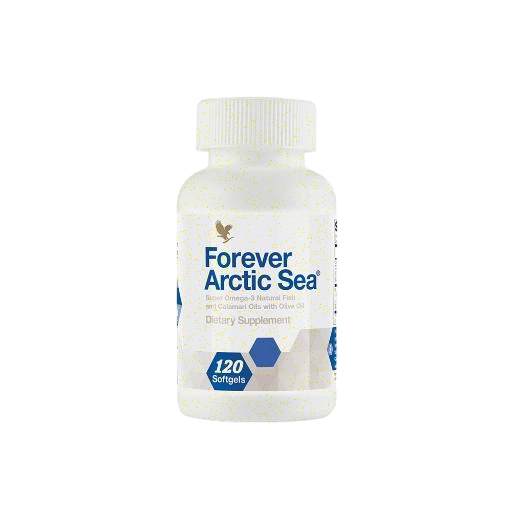 Forever Arctic Sea: Empower Your Self-Care with Omega-3 – For a Healthier Heart, Brain & Eyes, Gluten-Free EPA/DHA Blend, 120 Softgels