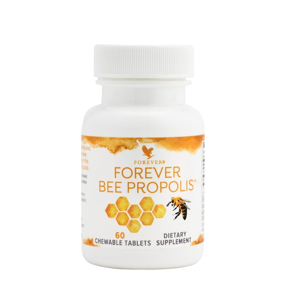 Forever Bee Propolis Chewable Tablets: Boost Immune Support & Vitality with Bee Propolis & Flavonoids | 60 Powerful Health & Wellness Tablets