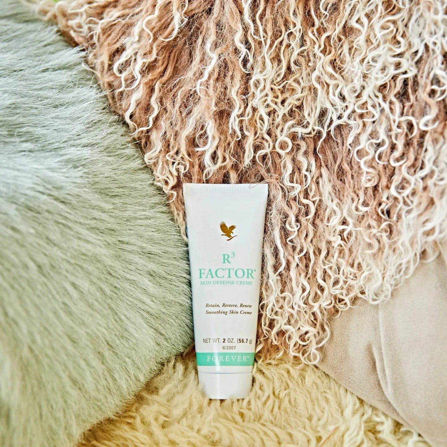 R3 Factor – Forever Living Skin Defense Crème: Retain, Restore & Renew Youthful Radiance with AHAs, Vitamins & Collagen – 2 Oz - RiverVera