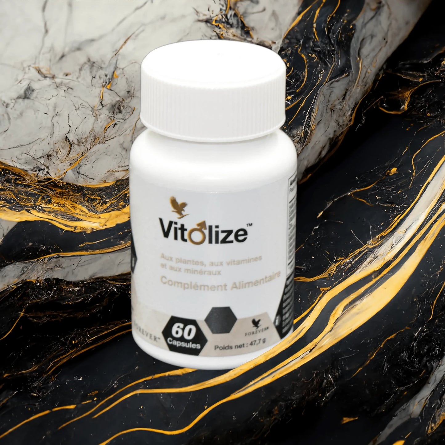 Vitolize for Men: Ignite Your Inner Vitality; Reclaim Youthful Strength – Ultimate Prostate, Hormonal; Self-Care Support (60 Softgels)