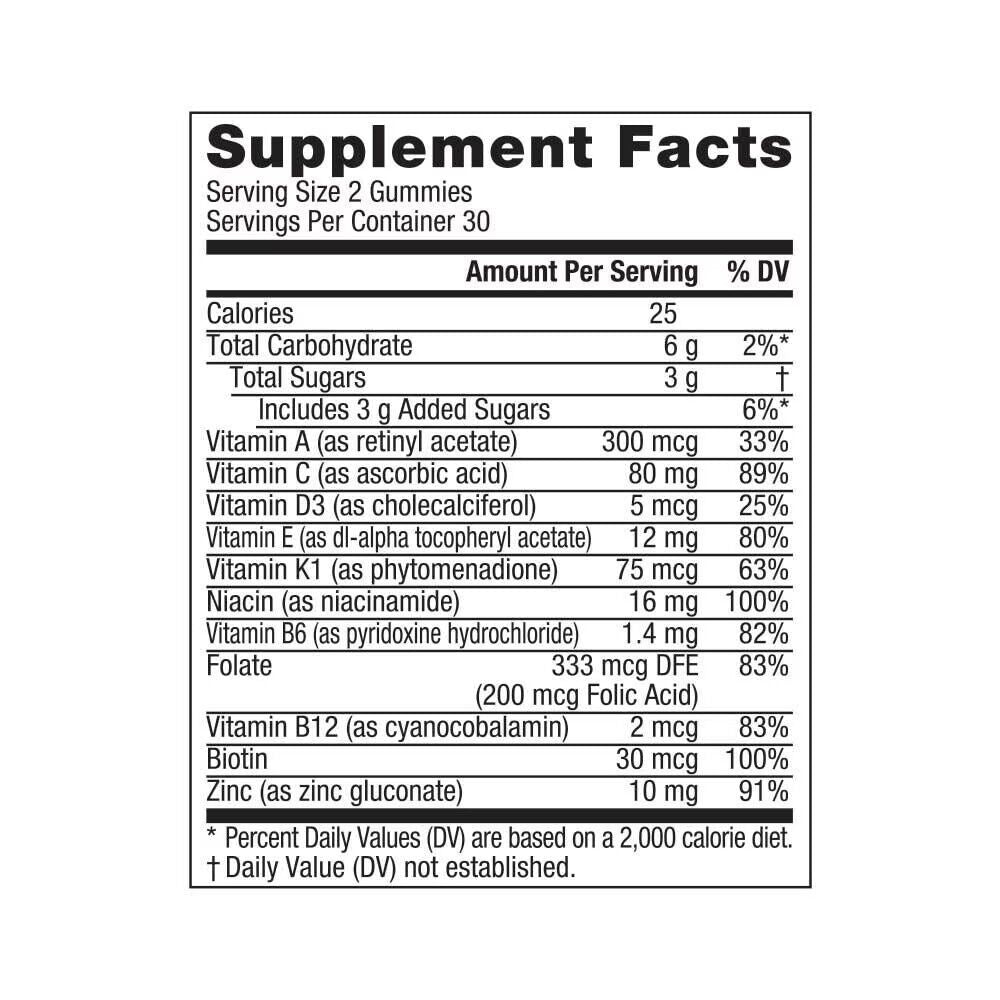Forever Immune Gummy( 60 Gummies) 10 Vitamins & Zinc by Forever Living Products