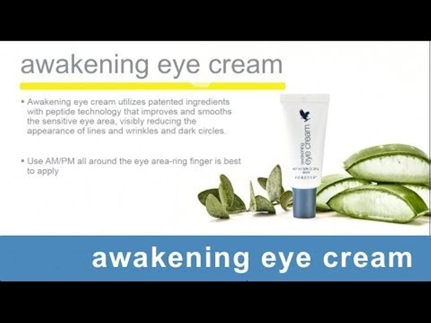 Forever Living - Forever'S Awakening Eye Cream with Collagen & Peptide Technology - Reduce Wrinkles & Dark Circles - Vegan & Gluten-Free - 0.74 Fl Oz