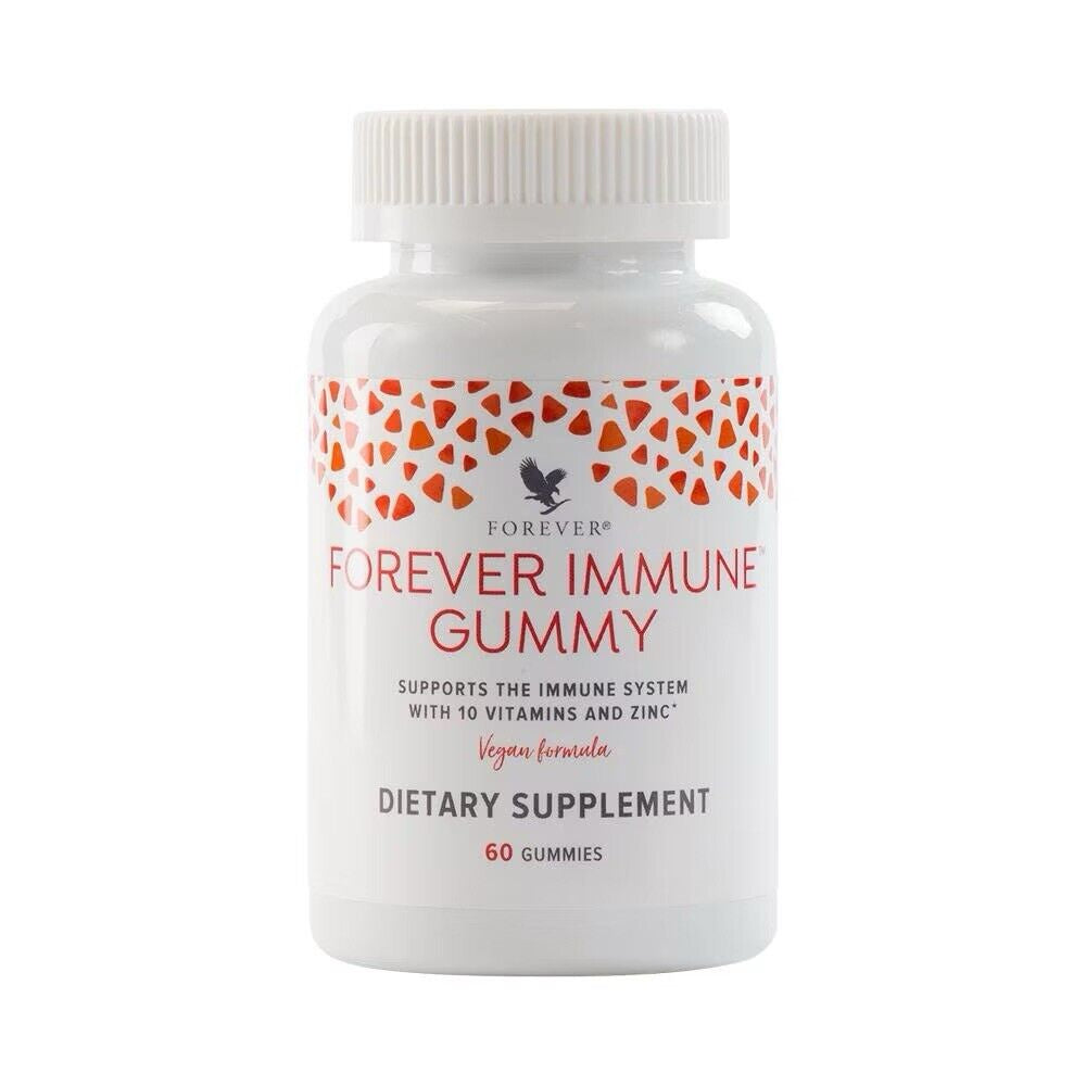 Forever Immune Gummy( 60 Gummies) 10 Vitamins & Zinc by Forever Living Products