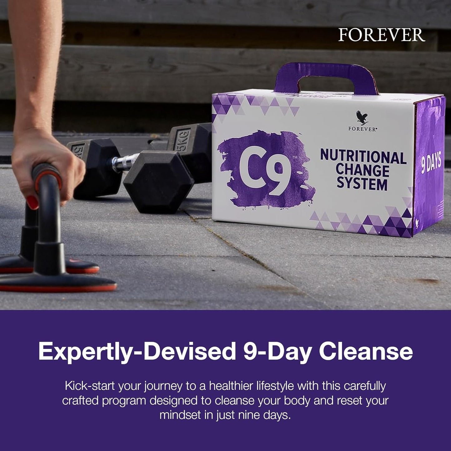 C9 Aloe Vera Gel Vanilla Forever Living & Ultra Cleanse Kit with Plant Protein, Thermogenic Blend, Garcinia, Fiber, Shake Mix for Detox & Self-Care