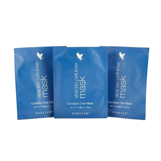 Aloe Bio-Cellulose Mask – Forever Living’s Moisturising Aloe Mask with Horse Chestnut & Seagrass for Essential Self-Care, Youthful Glow & Hydration