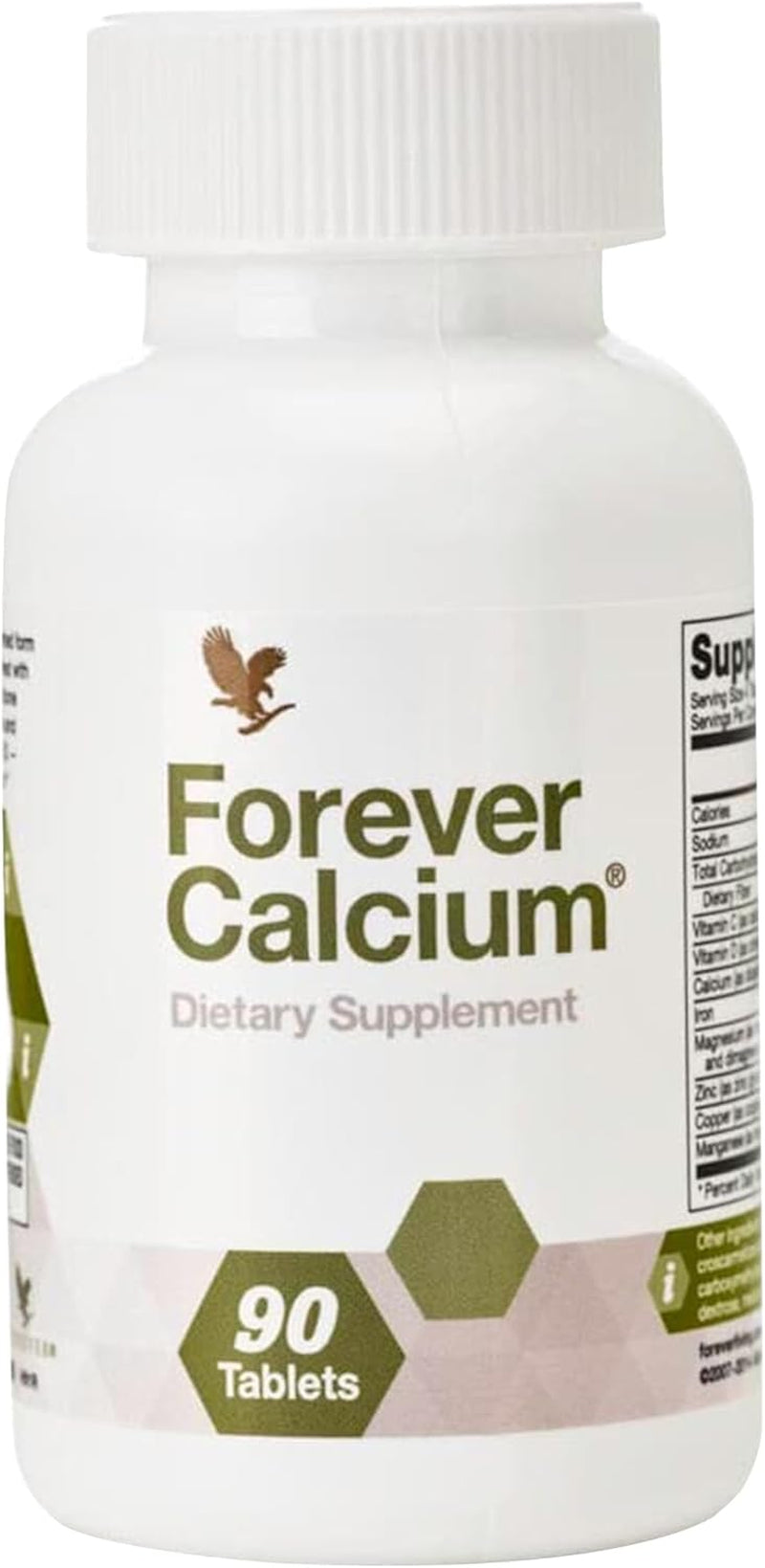 Forever Living - Forever Calcium® - Optimal Bone Health Support - Gluten-Free - Di-Calcium Malate Blend, Vitamin D, Magnesium, and Zinc - 120 Tablets