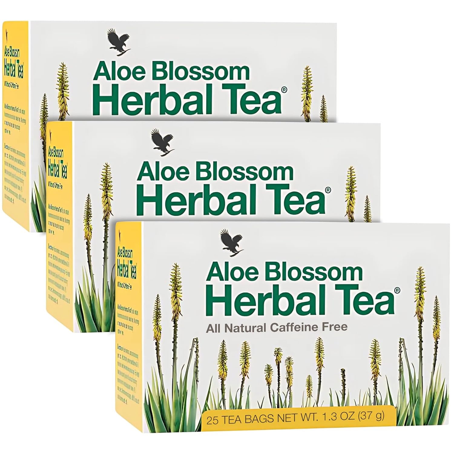 Forever Living - Aloe Blossom Herbal Tea - Caffeine-Free for Balance and Wellness - Vegan and Gluten-Free - Hot or Iced - Zero Calories - 1.3 Oz