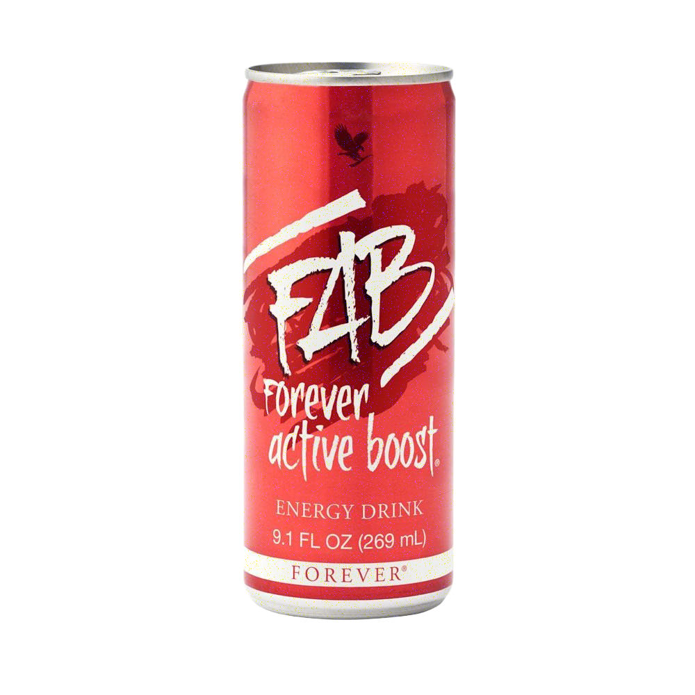 FAB Forever Active Boost: Forever Living Energy Drink (8.4 Fl Oz, 12 Cans) – Empower Your Day with Self-Care, Vitality & Unstoppable Performance