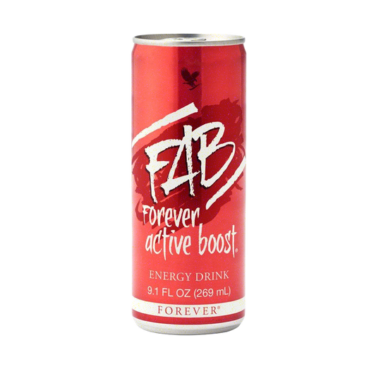 FAB Forever Active Boost: Forever Living Energy Drink (8.4 Fl Oz, 12 Cans) – Empower Your Day with Self-Care, Vitality & Unstoppable Performance