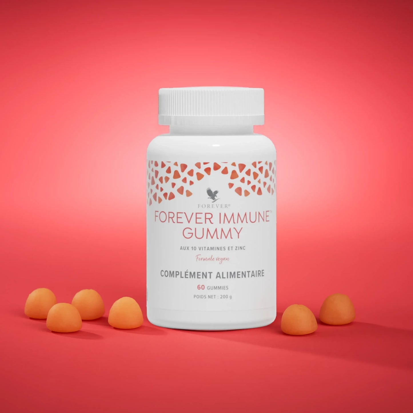 Forever Immune Gummy: Ignite Immune Power & Elevate Self-Care with 10 Vitamins & Zinc – 60 Gummies for Radiant Vitality & a Happier You
