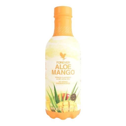 Forever Aloe Mango – Pure Aloe Vera Gel Infused with Ripe Mango for Ultimate Vitality & Self-Care – Gluten-Free, Vegan, Vitamin C Enriched – 1 Liter