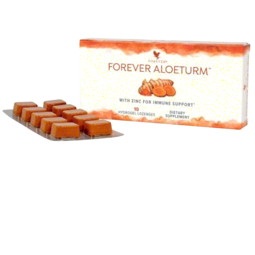 Forever AloeTurm – Ignite Your Inner Vitality: Essential Gluten-Free Turmeric & Zinc Self-Care Lozenges for Unstoppable Immune Health
