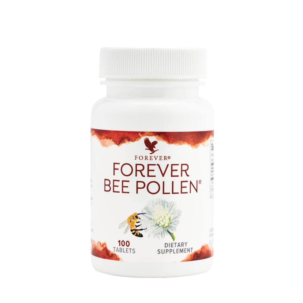 Forever Bee Pollen: Supercharge Energy & Wellness Naturally – Vitality-Boosting, Immune-Supporting, Vegetarian, Gluten-Free Superfood | 100 Tablets