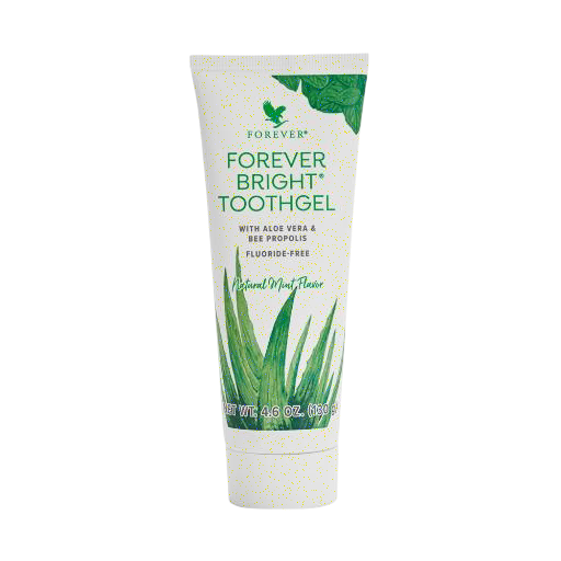 Forever Bright Toothgel: Revitalize Your Smile with Fluoride-Free Aloe Vera, Bee Propolis & Peppermint-Spearmint Flavor – Radiant Oral Health, 4.6 Oz