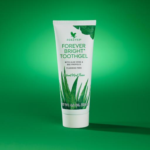 Forever Bright Toothgel: Revitalize Your Smile with Fluoride-Free Aloe Vera, Bee Propolis & Peppermint-Spearmint Flavor – Radiant Oral Health, 4.6 Oz