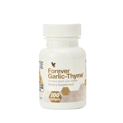 Forever Garlic-Thyme – Odorless, Gluten-Free 1000 mg Softgels (100 Softgels) with Garlic & Thyme Extract