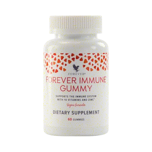 Forever Immune Gummy: Ignite Immune Power & Elevate Self-Care with 10 Vitamins & Zinc – 60 Gummies for Radiant Vitality & a Happier You