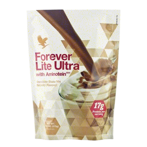 Forever Lite Ultra Chocolate – Protein Shake with Aminotein, Low Carb Formula for Lean Muscle, Weight Management & Self-Care Vitality (13.2 oz)