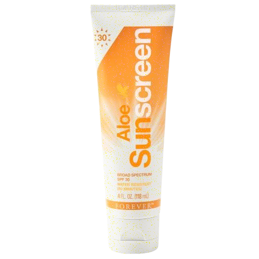Aloe Sunscreen: Ultimate SPF 30 by Forever Living with Pure Aloe Vera & Water-Resistant UVA/UVB Defense for Radiant, Protected Skin (4 Fl Oz) - RiverVera