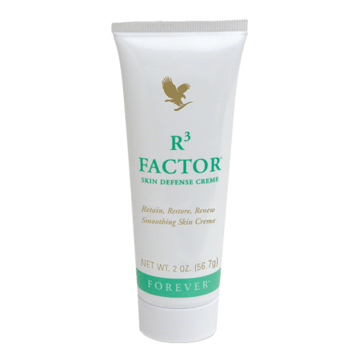 R3 Factor – Forever Living Skin Defense Crème: Retain, Restore & Renew Youthful Radiance with AHAs, Vitamins & Collagen – 2 Oz - RiverVera