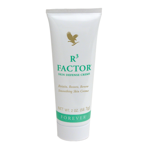 R3 Factor – Forever Living Skin Defense Crème: Retain, Restore & Renew Youthful Radiance with AHAs, Vitamins & Collagen – 2 Oz